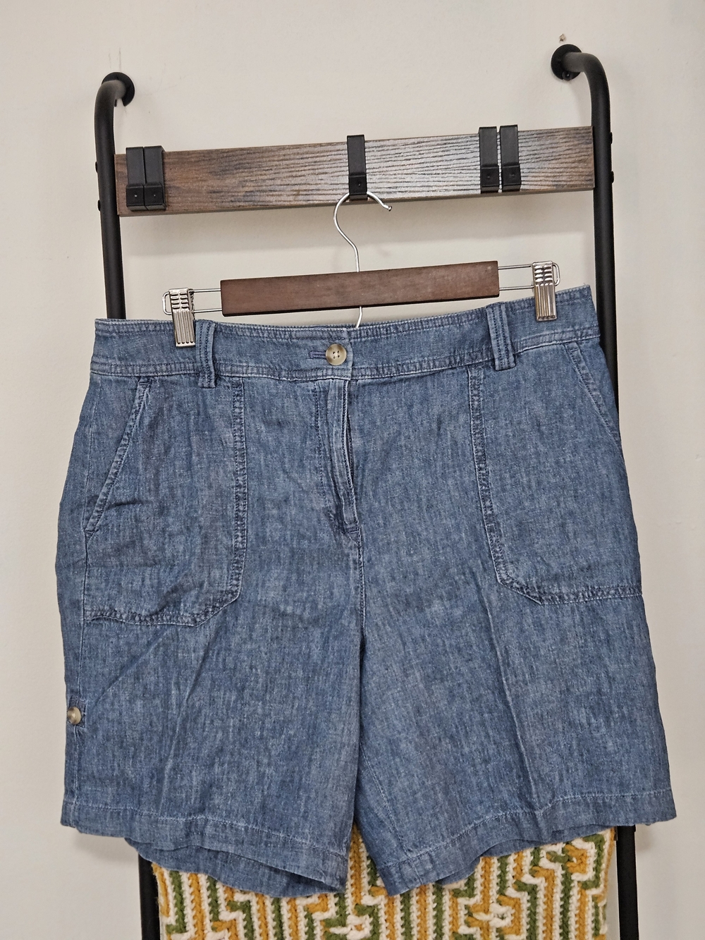 Talbots Denim-Style Blue Bermuda Shorts